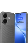Vivo V60 Lite Auto Focus Karbon Kapak - Gri-(5796) thumbnail 2