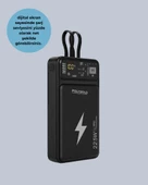 Powerbank Hızlı Şarj 10000 mAh Dahili Kablo thumbnail 2