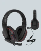 Kırmızı Gaming Kulaklık Stereo Mikrofonlu Dayanıklı Örgü Kablolu thumbnail 4