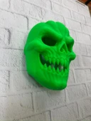 Yeşil Dekoratif Korku Maskesi Duvar Süsü thumbnail 4