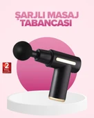 Profesyonel Masaj Tabancası 6 Kademeli Derin Kas Terapisi 4 Başlıklı Şarjlı Sessiz Motor thumbnail 1