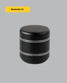 Kompakt Silindir Metal Bluetooth Hoparlör 400 mAh Uzun Pil TWS Destekli thumbnail 2