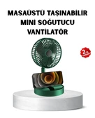 Taşınabilir Katlanabilir Mini Fan 3 Kademeli Şarj Edilebilir thumbnail 1