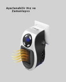 Düşük Enerji Tüketimli Mini Isıtıcı Ayarlı Termostatlı thumbnail 3