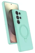 Samsung Galaxy S25 Ultra Regal Magsafe Standlı Kapak - Su Yeşili-(5796) thumbnail 1