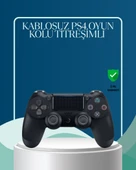 Kablosuz PS4 Oyun Kolu Çift Motor Titreşimli Uzun Bataryalı thumbnail 1