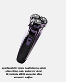 Kompakt Şarjlı Saç Sakal Tıraş Makinesi Kuru Kullanım Özellikli thumbnail 4