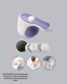 5 Başlıklı Elektrikli Masaj Aleti – Bölgesel İncelme ve Selülit Azaltıcı thumbnail 2