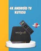 Android TV Box 4K – 2GB RAM 16GB ROM, Kablosuz Wi-Fi Medya Oynatıcı thumbnail 1