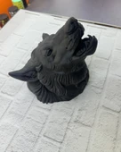 Dekoratif Asılabilir Siyah Ayı Başı 3D Duvar Heykeli 25x19 cm thumbnail 4