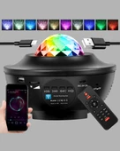 Galaxy Yıldız Projektör Çok Renkli Ayarlı Parlaklık Uzay Atmosfer Işığı thumbnail 5