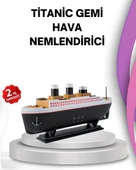 Ultra Sessiz Titanik Gemi LED Işıklı Aroma Difüzörü Oda Nemlendirici thumbnail 1
