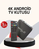 4K Android TV Box – Akıllı Medya Oynatıcı, 2GB RAM, 16GB Hafıza, Wi-Fi Destekli thumbnail 1