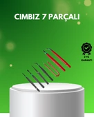 7 Parça Hassas Çelik Cımbız Seti Elektronik ve Saat Tamiri İçin thumbnail 1