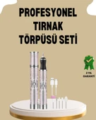 USB Şarjlı Profesyonel 20.000 RPM Elektrikli Oje Sökücü ve Tırnak Bakım Aleti thumbnail 1