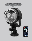 Müzik Ritmine Duyarlı Renkli Disko Topu – 7 Modlu Işıklı Parti Lambası thumbnail 3