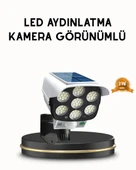 Güneş Paneliyle Şarj Olan Hareket Sensörlü Dış Mekan Güvenlik Lambası Ayarlanabilir thumbnail 1