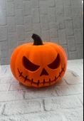 Kapaklı Balkabağı Dekor Kutusu 21×15 cm Halloween Temalı Saklama thumbnail 1