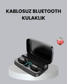 TWS A10s Bluetooth 5.0 Kulaklık Powerbank Şarj Kutulu Mini Tasarım thumbnail 1
