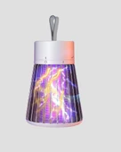 Şarjlı Mor Işıklı Sivrisinek Öldürücü Lamba – Sessiz ve Kimyasal İçermez thumbnail 4