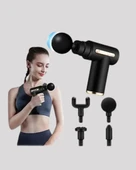 6 Kademeli Kas Masaj Tabancası 4 Başlıklı Güçlü Sessiz Sporcu Masaj Cihazı Şarjlı thumbnail 1