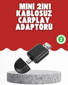 Kablosuz CarPlay Dönüştürücü – Akıllı Tak & Çalıştır Araç Adaptörü thumbnail 1