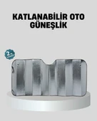 Araba Güneşliği Alüminyum Yansıtıcı Yüzeyle Etkili Isı Koruması thumbnail 1