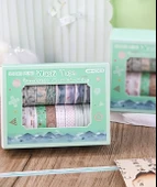 Share Vintage Washi Tape Bant Yapışkanlı Maskeleme Kağıdı Desenli Bant 20'li - Orman Stili Desenler thumbnail 1