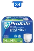 PROSAFE Külotlu Yetişkin Hasta Bezi Emici Külot Orta(M) 14'lü X4 thumbnail 1