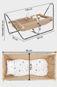 Wellgro Cozy Nest Hamak Beşik Kahve, Anne Yanı Bebek Hamağı thumbnail 4