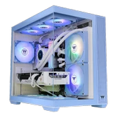 Thermaltake View 380 850W 80+ Gold ARGB USB 3.2 Hydrangea Blue ATX Mid Tower Kasa CA-3Z2-85MFWE-00 thumbnail 1