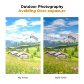 K&F 77mm Nano-D Serisi ND3-ND1000 Filtre (1.5-10 Stop) thumbnail 3