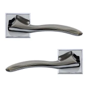 Oda Kapı Kolu 1 Takım Krom İnox Sağa Sola Uygun Ön Arka Oda Kapısı thumbnail 2