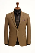 Erkek İtalyan Kesim Tek Düğmeli Blazer Ceket  Klasik ve Modern Şıklık thumbnail 5