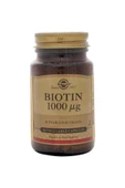 Solgar Biotin 1000 Mcg 50 Kapsül thumbnail 1