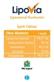 LİPOVİA Lipozomal Kurkumin Bitkisel Kapsül 8680133001437 thumbnail 3