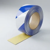 Reflektörlü Bant 5cm x 10 Metre Mavi Beyaz Gece Görünürlüğü Artıran Güçlü Yapışkanlı Güvenlik Uyarı Şeridi thumbnail 5