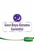 Depend Kadın Emici Külot Extra Büyük Boy (XL) 30’lu (2 PAKET 60 ADET) thumbnail 2