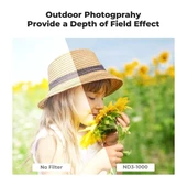 K&F 72mm Nano-D Serisi ND3-ND1000 Filtre (1.5-10 Stop) thumbnail 4