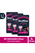 Huggies Drynites 10'lu Gece Külodu Küçük Kız - 3 'lü Paket thumbnail 1