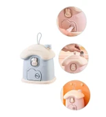 DailyTech Anahtarlı Sevimli Tavşan Figürlü Pembe Kumbara Çocuk Odası Dekoru Para Kutusu thumbnail 5