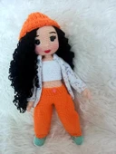 Kış Güzeli Bebek Amigurumi Organik Oyuncak thumbnail 1