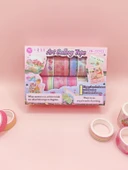 Art Vintage Washi Tape Bant Yapışkanlı Maskeleme Kağıdı Desenli Bant 12'li - Pembe Van Gogh Tabloları thumbnail 1