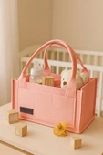 Anne Bebek Keçe Bakım Çantası Yenidoğan İçin Organizer Düzenleyici Çok Amaçlı thumbnail 1