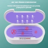 DailyTech Akıllı UV Dezenfeksiyon Kutusu Telefon Aksesuar Maske Takı Sterilizasyon Cihazı thumbnail 3