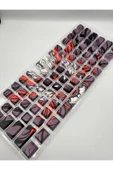 silabor 136 Anahtar Orlong Klavye Tuş Takımı PBT Çift Atış Yan Baskı Keycaps thumbnail 1