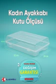 10 ADET ŞEFFAF KADIN AYAKKABI SAKLAMA KUTUSU-HAVA KANALLI-AYAKKABI DÜZENLEYİCİ thumbnail 3