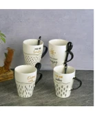 Tohana Thn12003 porselen kaşıklı kupa thumbnail 2