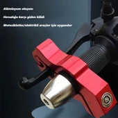 DailyTech Motosiklet Scooter Fren Kilidi Alüminyum Anahtarlı Güvenlik Kilidi Gidon thumbnail 6