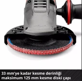 Einhell TP-AG 18/125 F Lİ BL Solo Akülü Avuç Taşlama (Aküsüz) 4431175 thumbnail 6